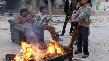 Verzweifelte Lage. In Syrien haben Millionen Menschen ihre Heimat verloren und sind auf der Flucht. 