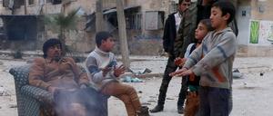 Verzweifelte Lage. In Syrien haben Millionen Menschen ihre Heimat verloren und sind auf der Flucht. 