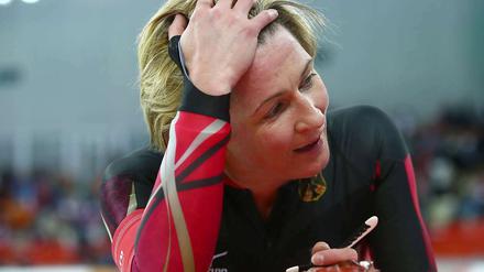 Claudia Pechstein hat alles gegeben - am Ende reicht es für einen fünften Platz.