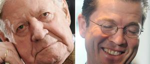 Helmut Schmidt und Karl-Theodor zu Guttenberg.