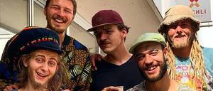 Die Band Lauwarm.