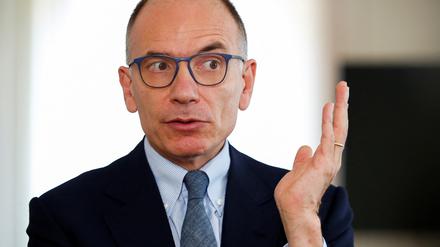 Enrico Letta, Chef des Partito democratico, der für die Bündnispolitik von Mitte-Links - und den Wahlausgang am 25. September - entscheidend sein wird.
