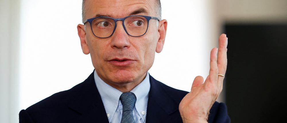 Enrico Letta, Chef des Partito democratico, der für die Bündnispolitik von Mitte-Links - und den Wahlausgang am 25. September - entscheidend sein wird.