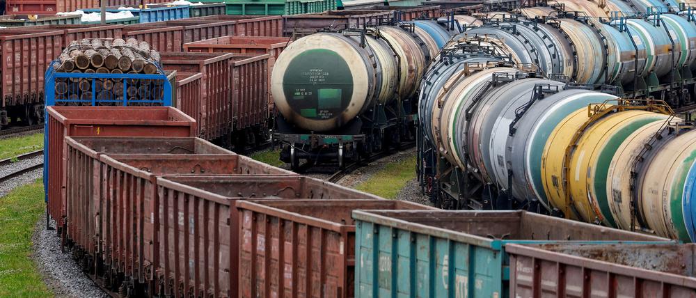 Russische Güter können jetzt wieder per Schiene nach Kaliningrad gebracht werden.