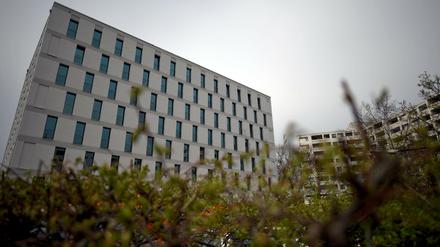 Eine Modulare Unterkunft für Flüchtlinge (MUF) im Märkischen Viertel.