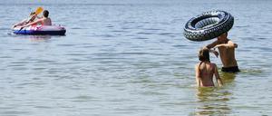 Hinein ins Vergnügen: Im Spektesee kann man ab Mai 2018 baden.
