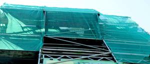 Ein Baugerüst. (Symbolbild)