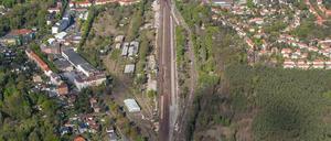 Der Güterbahnhof Köpenick nördlich der Seelenbinderstraße soll zu einem Wohngebiet mit Schulen entwickelt werden.