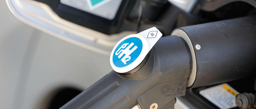 Eine Wasserstoff-Tankstelle in Berlin.