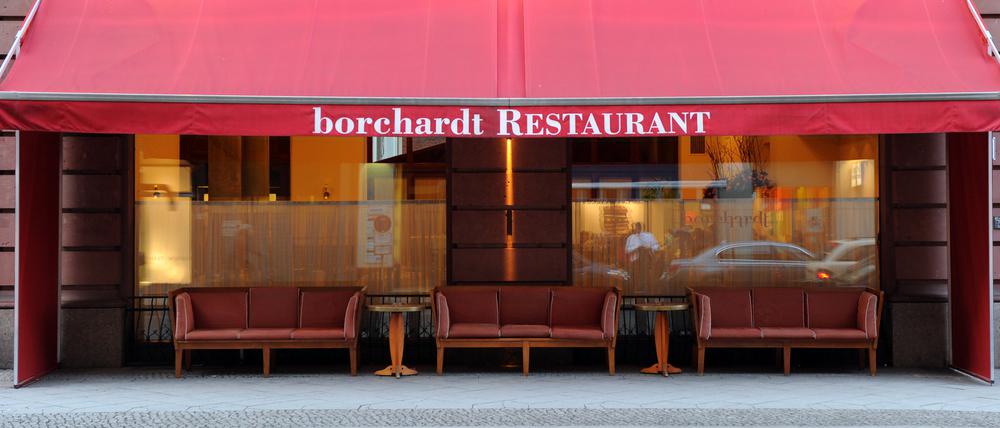 Promi-Restaurant Borchardt am Genndarmenmarkt.