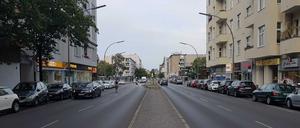 Die Mittelinsel der Grunewaldstraße kurz vor dem Bayerischen Platz könnte verschwinden, um Radwegen Platz zu machen.