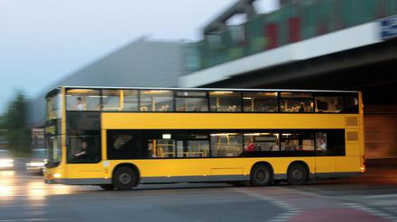 Doppeldeckerbus der BVG.