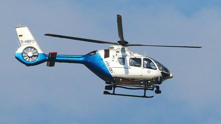 Polizei-Hubschrauber.