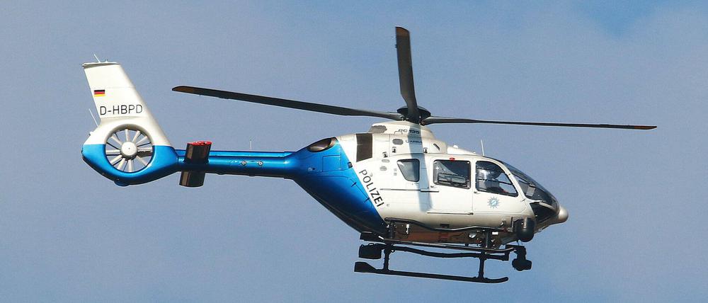 Polizei-Hubschrauber.