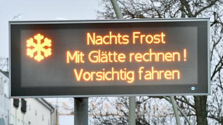 Infotafel an Berliner Straße. (Symbolbild)