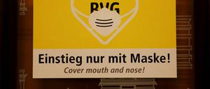 Bislang galt eine Maskenpflicht im ÖPNV.
