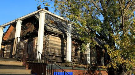 Märchenhütten im Monbijoupark in Berlin-Mitte.