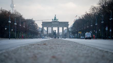 Alles ruhig. So leer wie während der Lockdowns hat man Berlins Straßen selten gesehen.