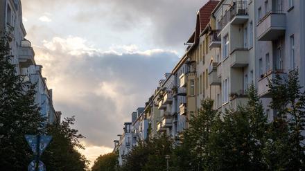 Die Gaudystraße in Prenzlauer Berg.