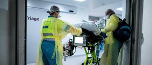 Schwere Entscheidung: Blick in die Triage-Abteilung eines Krankenhauses