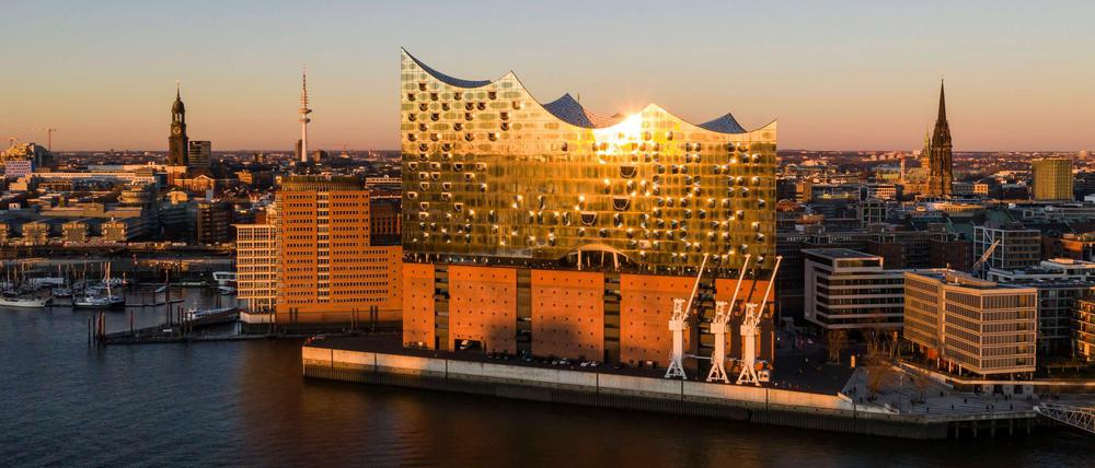 Die Elbphilharmonie in Hamburg.