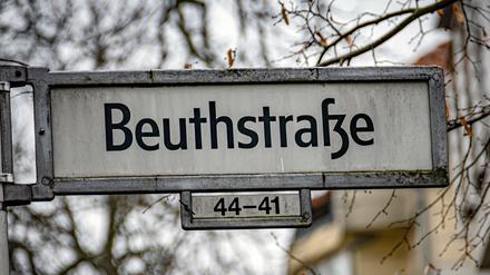 Auch die Pankower Beuthstraße steht auf der Liste der 290 Berliner Straßen und Plätze, deren Namen einen antisemitischen Bezug haben. 