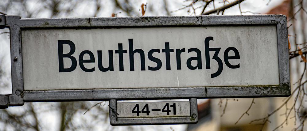 Auch die Pankower Beuthstraße steht auf der Liste der 290 Berliner Straßen und Plätze, deren Namen einen antisemitischen Bezug haben.