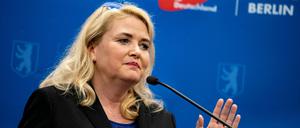 Kristin Brinker ist die Vorsitzende der Berliner AfD.