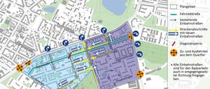 Der Kiezblock im Komponistenviertel Weißensee.