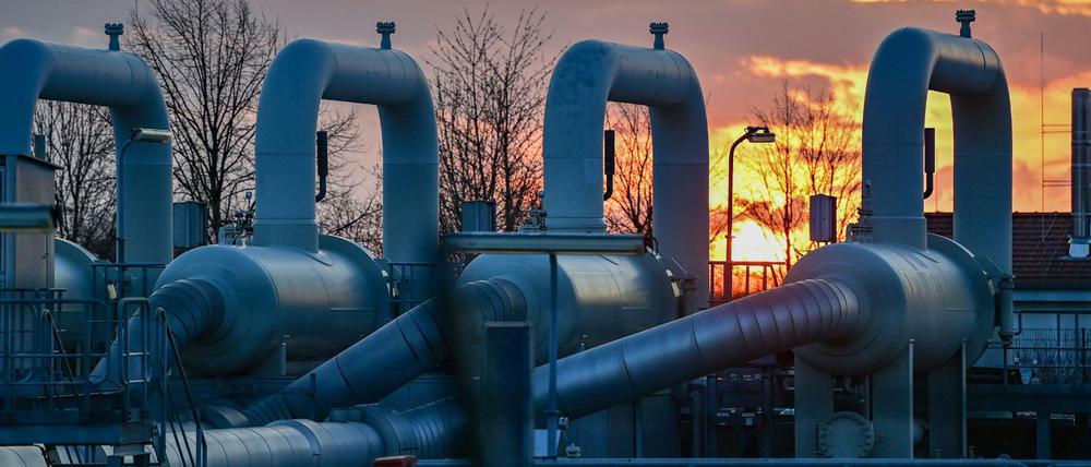 Die Verdichterstation in Mallnow nahe der deutsch-polnischen Grenze übernimmt vorwiegend russisches Erdgas aus der "Jamal"-Pipeline.