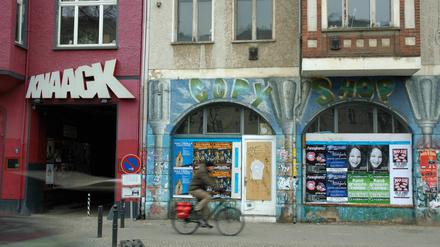 Der alte Knaack-Club an der Greifswalder Straße.