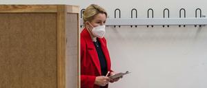 Berlins Regierender Bürgermeisterin Franziska Giffey (SPD) droht im Fall einer Wahlwiederholung das politische Aus. 