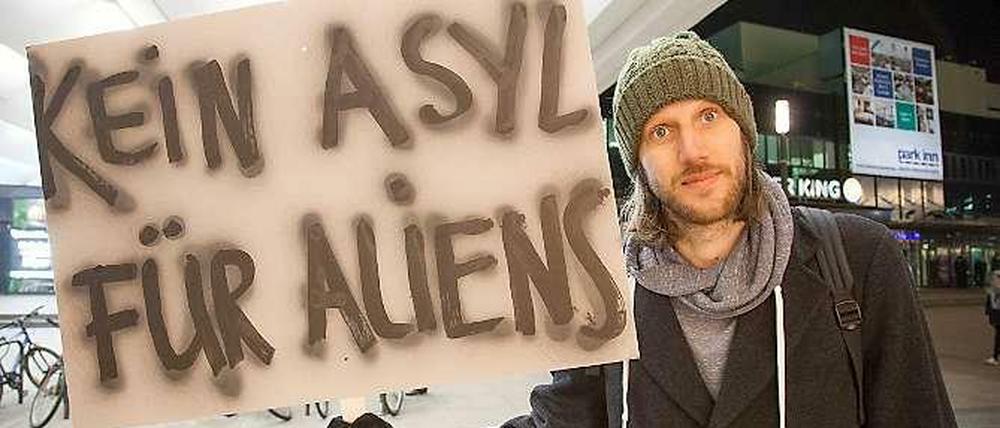 Moritz Trautner will nicht, dass Aliens uns die Arbeitsplätze wegnehmen.