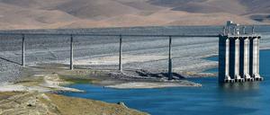 Trocken. Stauseen, wie das San-Luis-Reservoir, haben kaum noch Wasser. 