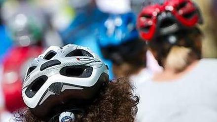 Noch ist der Helm für die wenigsten Radfahrer selbstverständlich. 