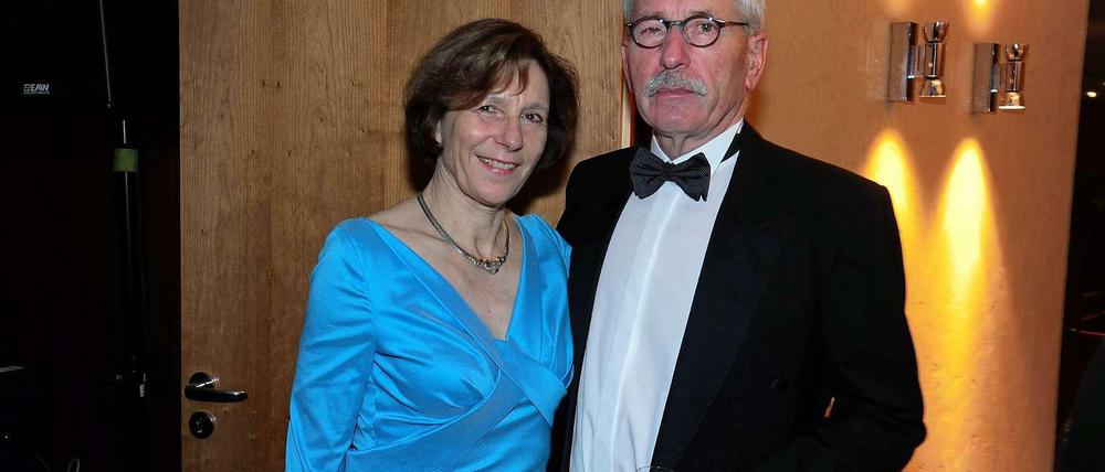 Thilo Sarrazin mit seiner Ehefrau.
