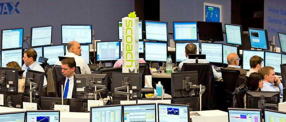 Positive Grundstimmung. Nach der schwachen Vorwoche, steigen an der Frankfurter Börse wieder die Kurse.