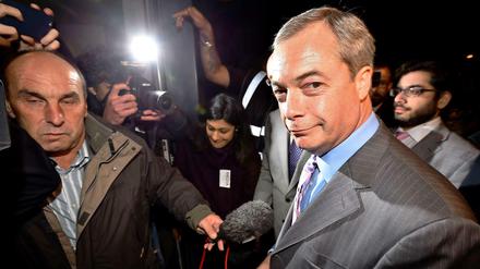 Der Vorsitzende der britischen Ukip-Partei, Nigel Farage.
