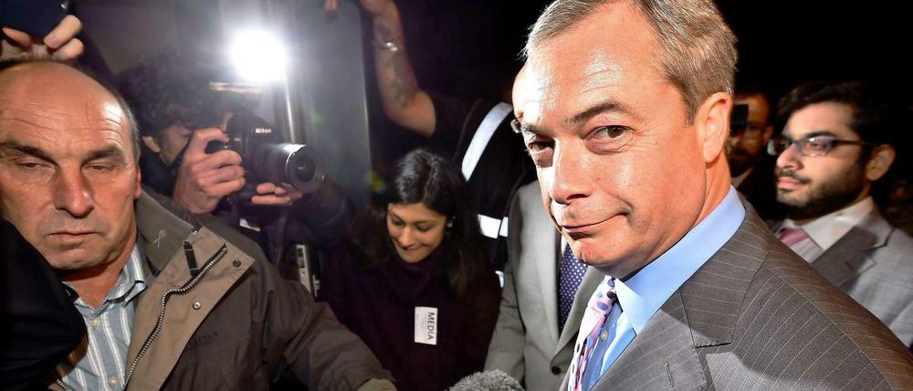 Der Vorsitzende der britischen Ukip-Partei, Nigel Farage.