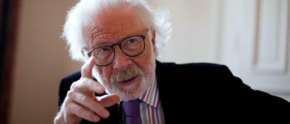 Fritz J. Raddatz im Alter von 80 Jahren.
