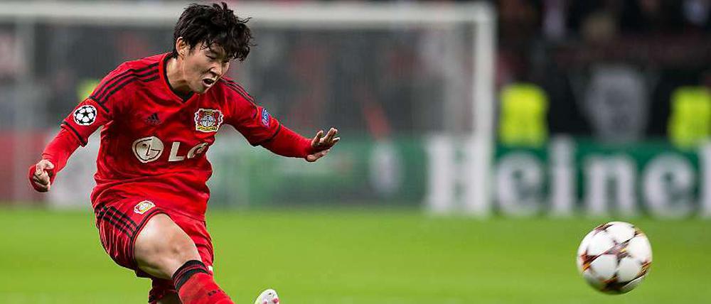 Heung-Min Son will mit Leverkusen das Viertelfinale erreichen.