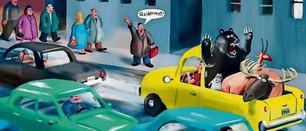 Comeback. Einer der neuen Cartoons, die Gary Larson kürzlich auf seiner Internetseite veröffentlicht hat. 