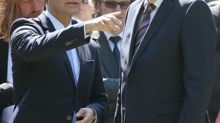 In Michael Müllers (links) Berliner Koalition herrscht angeblich Einigkeit darüber, gegen Horst Seehofer zu klagen.