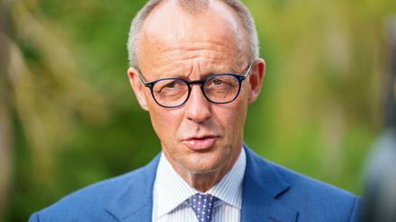 Oppositionsführer Friedrich Merz (CDU) hat beim Besuch in Polen und Litauen eine Doppelrolle: Er vertritt seine Partei, aber auch sein Land. 