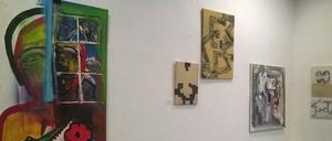 Kunst im Altbau bei Kunstraum Ko in der Meraner Straße.