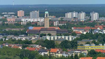 Im Zentrum: das Rathaus Spandau.