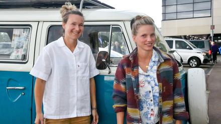 Josephine Henning (l.) und Tabea Kemme waren beide Nationalspielerinnen.