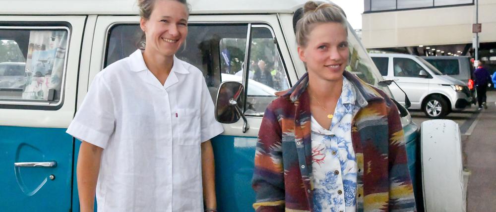 Josephine Henning (l.) und Tabea Kemme waren beide Nationalspielerinnen.