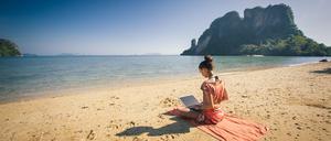 Homeoffice am Strand, zum Beispiel in Koh Phi Phi in Thailand
