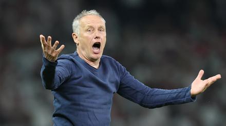 Christian Streich ist ein sehr emotionaler Trainer. 